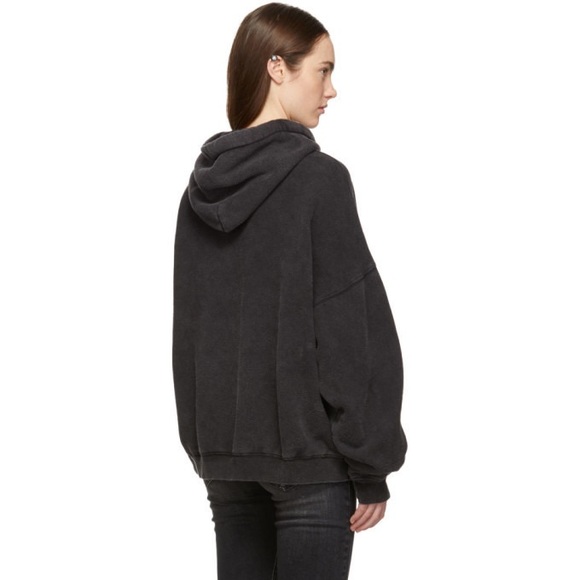R13 Oversized too drunk Hoodie – Acid Black. Size medium - Picture 11 of 15